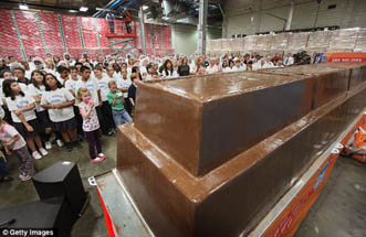 Самая большая в мире шоколадка 